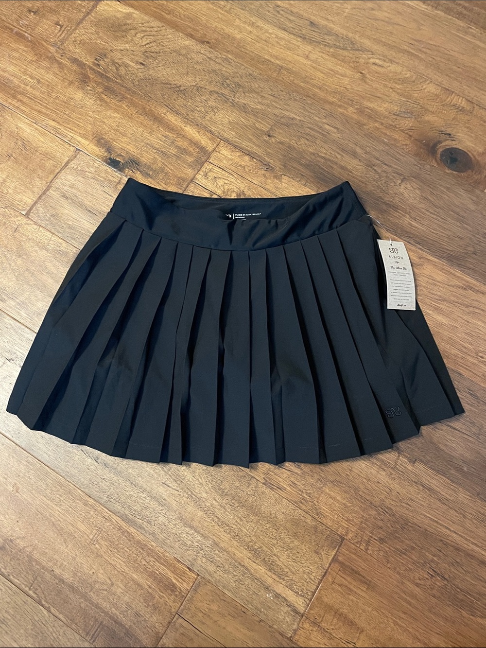Albion The Tie Breaker Black Tennis Skirt